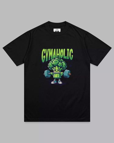 Gymaholic Broc: Black Unisex Tee
